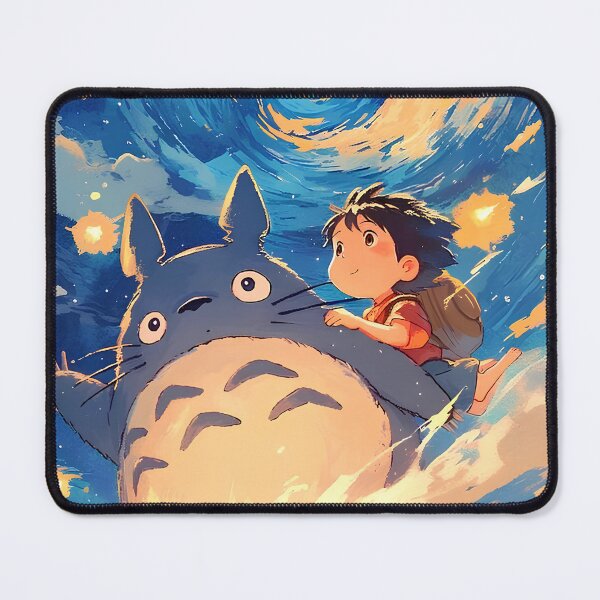 Item preview, Cute kawaii art girl [[totorosss]] starry night -%[ghiblis]%- flying aways designed and sold by ITsyxuanart.