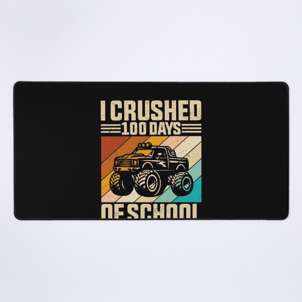 Item preview, I Crushed 100 Days Of School Monster Truck Student Celebration designed and sold by PopStars1993.