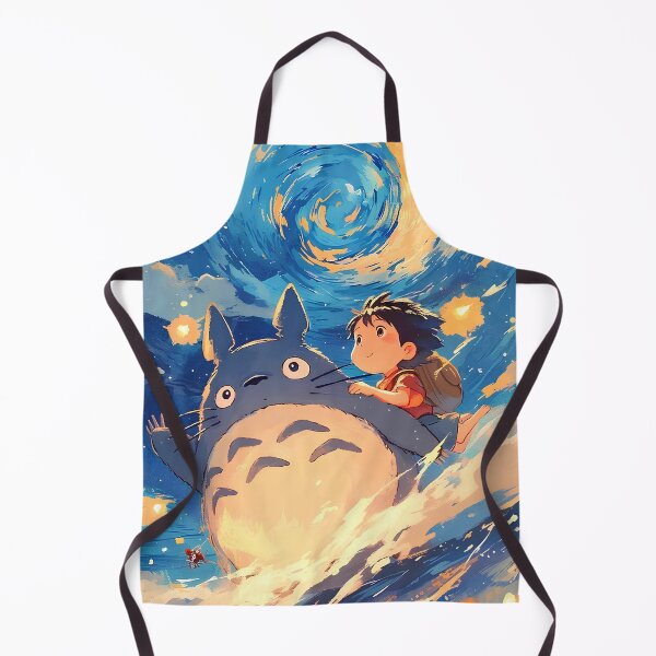 Item preview, Cute kawaii art girl [[totorosss]] starry night -%[ghiblis]%- flying aways designed and sold by ITsyxuanart.