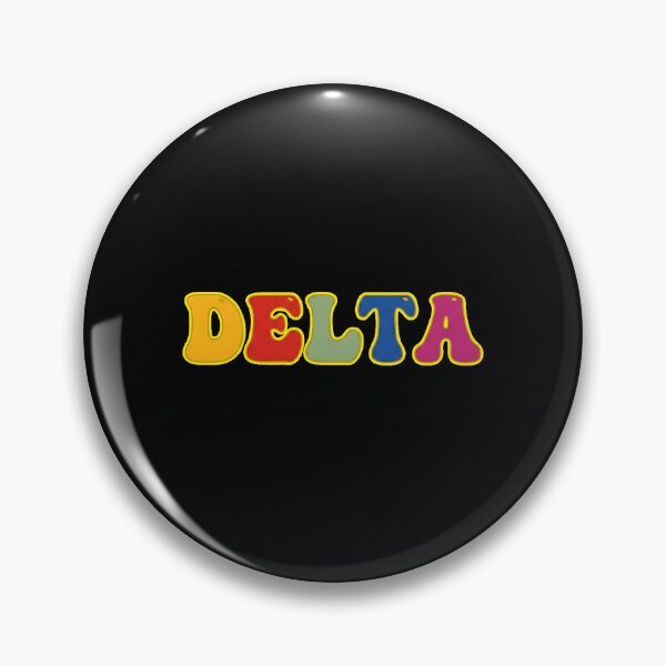 Item preview, ❤️ Delta Personalized Name Wavy Retro Shirt, Coffee Mug, Sticker Gift designed and sold by HelixPedia.