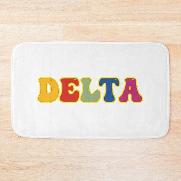Item preview, ❤️ Delta Personalized Name Wavy Retro Shirt, Coffee Mug, Sticker Gift designed and sold by HelixPedia.