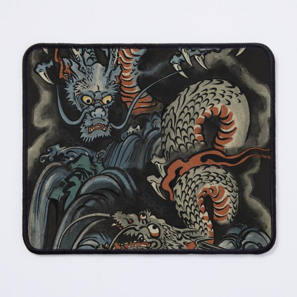 Item preview, 2 Dragons designed and sold by TidalTattoo.