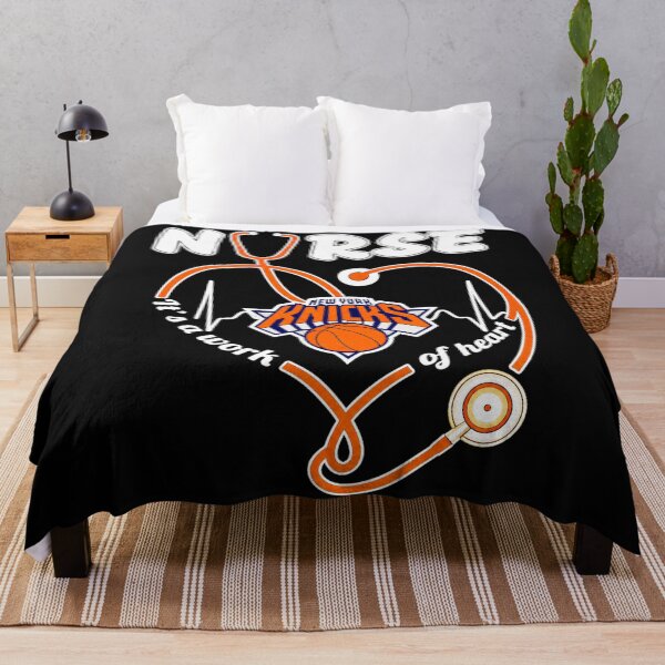 Item preview, New York Knicks Nurse It's A Work Of Heart designed and sold by CalyZOam99.