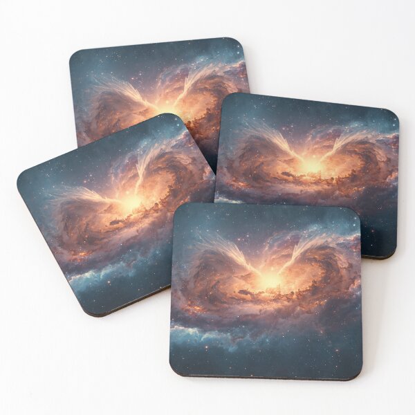 Item preview, Cosmic Embrace: Nebula Art Print designed and sold by Nick Seidel.