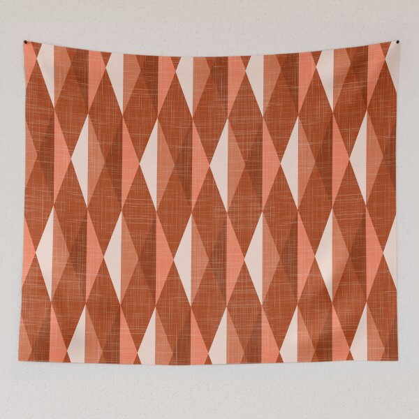 Item preview, Diamond Geometric Rust designed and sold by mirimo.