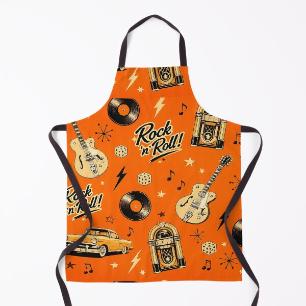 Item preview, Rock and Roll Wallpaper Retro 1950s Music Pattern designed and sold by Hookesmode.