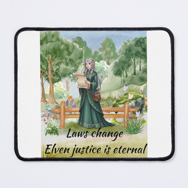 Item preview, Elven Justice Lawyer T-Shirt Funny Fantasy Law Student Graduation Gift for Attorney designed and sold by E20STUDIO.