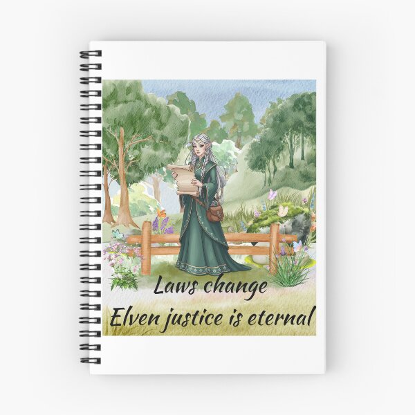 Item preview, Elven Justice Lawyer T-Shirt Funny Fantasy Law Student Graduation Gift for Attorney designed and sold by E20STUDIO.