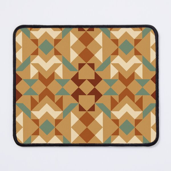 Item preview, Ancient Terracotta Geometric Pattern designed and sold by Dibujo Divertido.