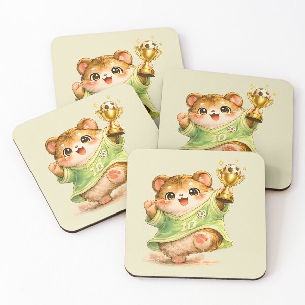 Item preview, Victory Dance Hamster ?⚽ Cute Football Champion Design designed and sold by Pick'n Quick.