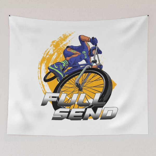Item preview, Wide Angle BMX Full Send Rider Graphic | Extreme Street Freestyle Perspective Art designed and sold by JWSmile.