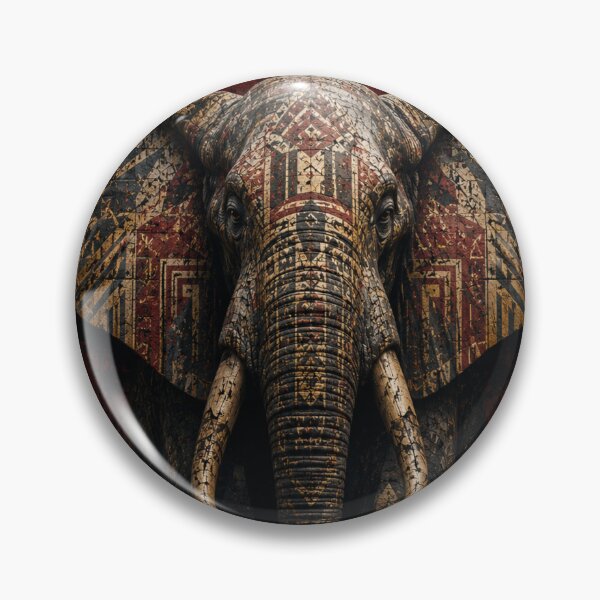 Item preview, Solo Founder Legacy Elephant Brutalist Art Print designed and sold by SavannaStrikes.