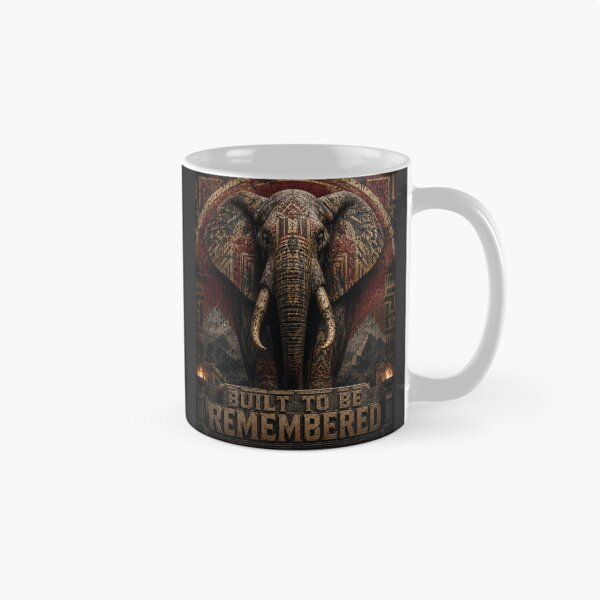 Item preview, Solo Founder Legacy Elephant Brutalist Art Print designed and sold by SavannaStrikes.