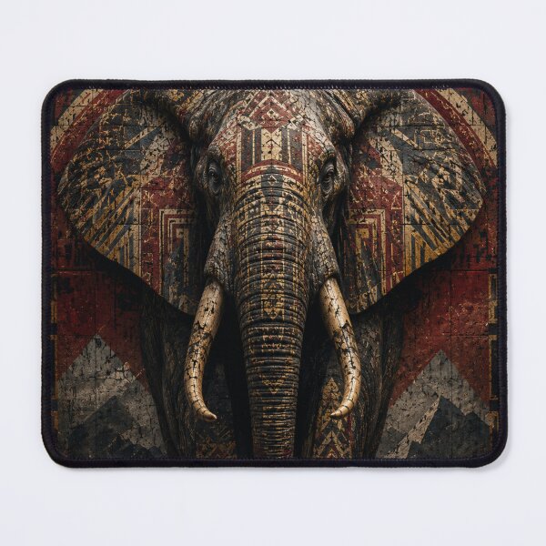 Item preview, Solo Founder Legacy Elephant Brutalist Art Print designed and sold by SavannaStrikes.