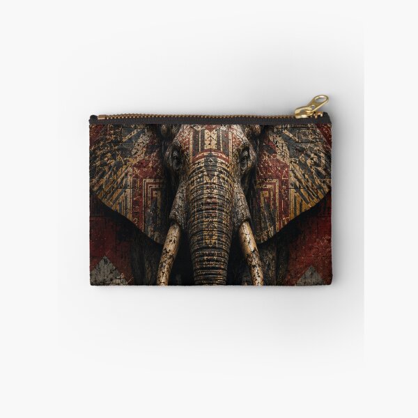 Item preview, Solo Founder Legacy Elephant Brutalist Art Print designed and sold by SavannaStrikes.