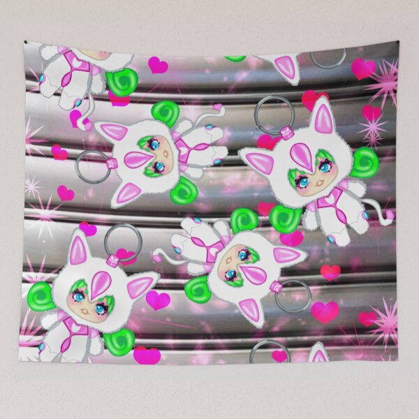 Item preview, Kitty N Pop Star Print designed and sold by skullcookie.