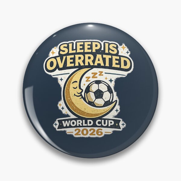 Item preview, Sleep Is Overrated World Cup 2026 Funny Soccer Fan Shirt designed and sold by ArthUpscale.