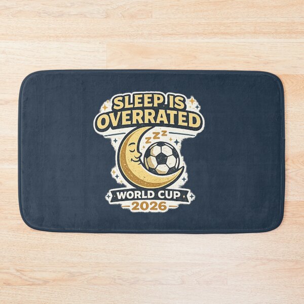 Item preview, Sleep Is Overrated World Cup 2026 Funny Soccer Fan Shirt designed and sold by ArthUpscale.