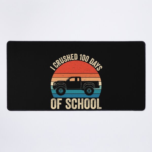 Item preview, I Crushed 100 Days Of School Truck Boy Student designed and sold by PopStars1993.