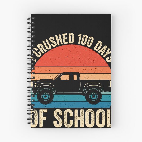 Item preview, I Crushed 100 Days Of School Truck Boy Student designed and sold by PopStars1993.