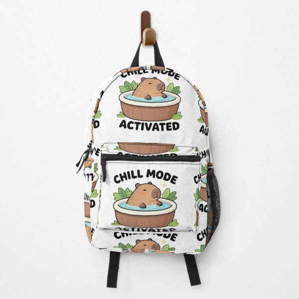 Item preview, Chill Mode Activated Capybara Meme designed and sold by Technoexpert.