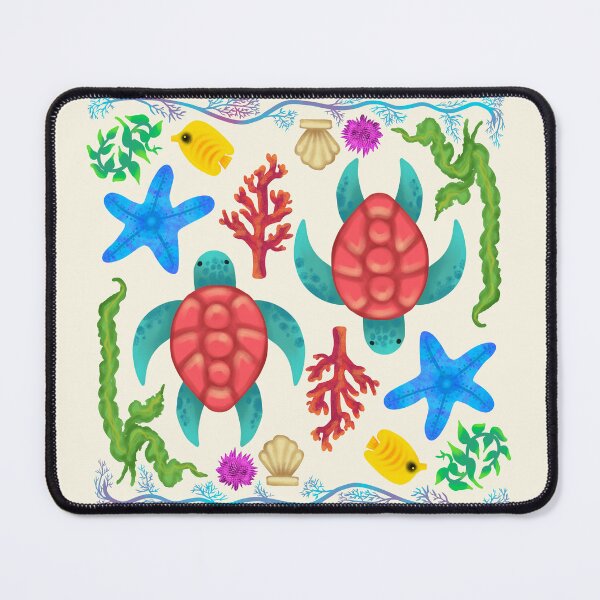 Item preview, Sea turtle marine pattern 1 designed and sold by Konopikyu.
