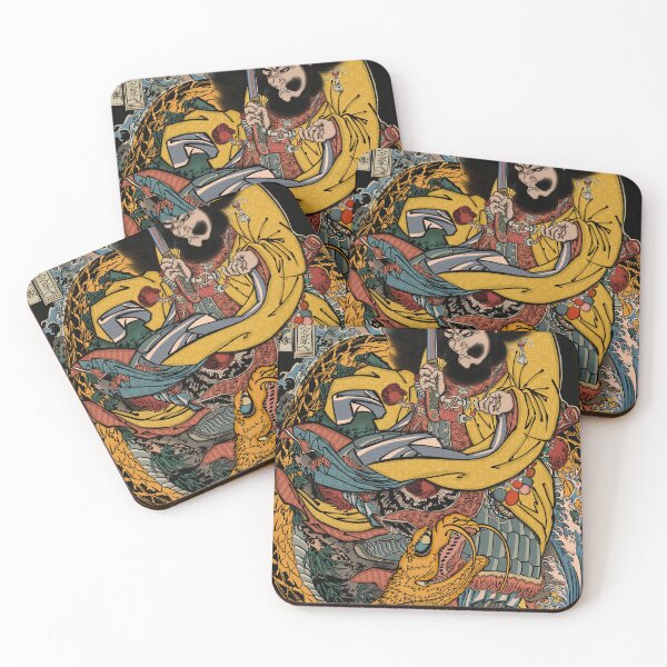 Item preview, Japanese fighting snake designed and sold by TidalTattoo.