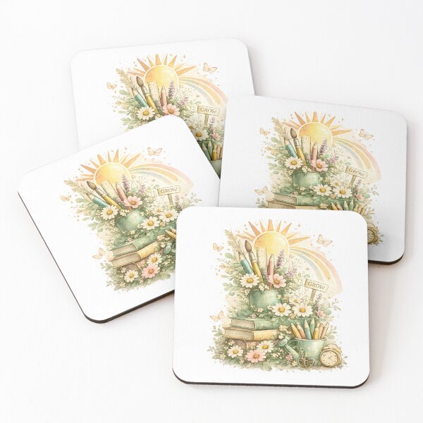 Item preview, Bloom Grow Create Watercolor Teacher Garden designed and sold by Chic_Clip_Craft.