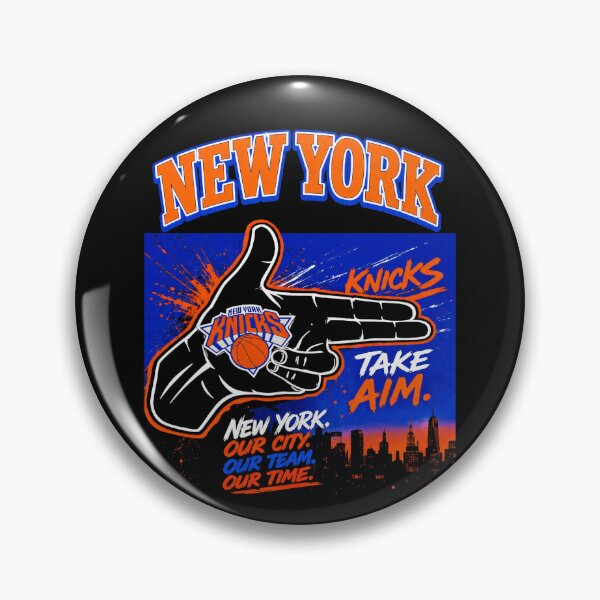 Item preview, New York Knicks Basketball Fan Take Aim. New York. Our City. Our Team. Our Time. designed and sold by CalyZOam99.