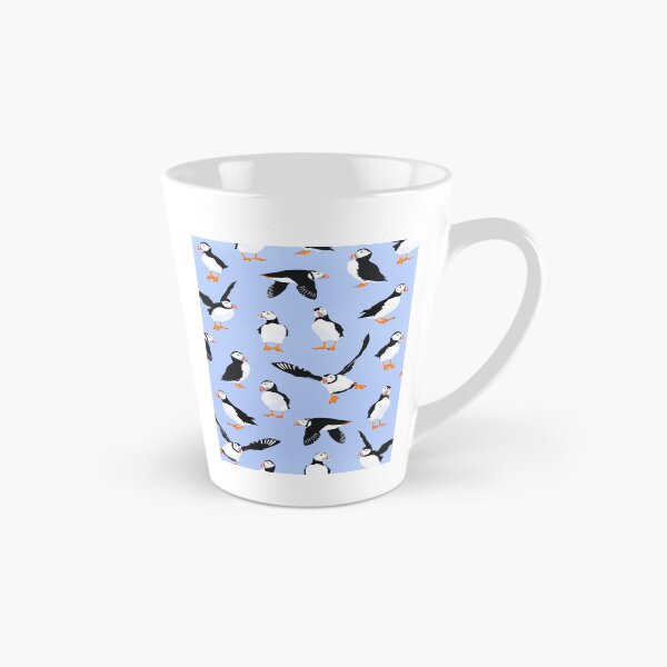 Item preview, Saltwater society | Puffins pattern designed and sold by prntsystm.