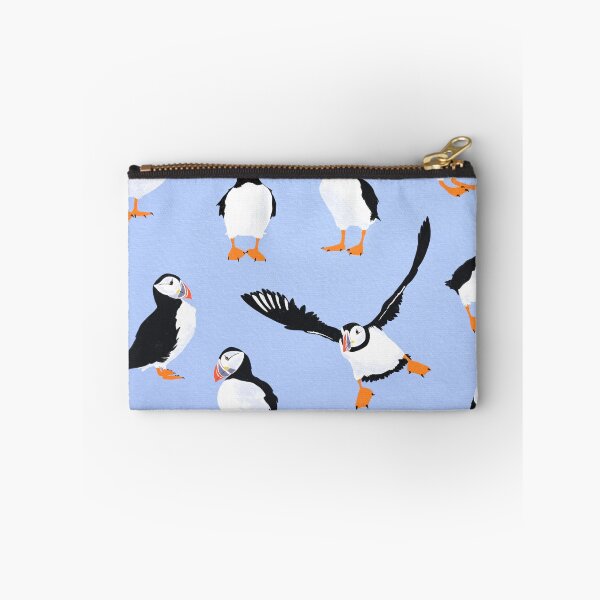 Item preview, Saltwater society | Puffins pattern designed and sold by prntsystm.
