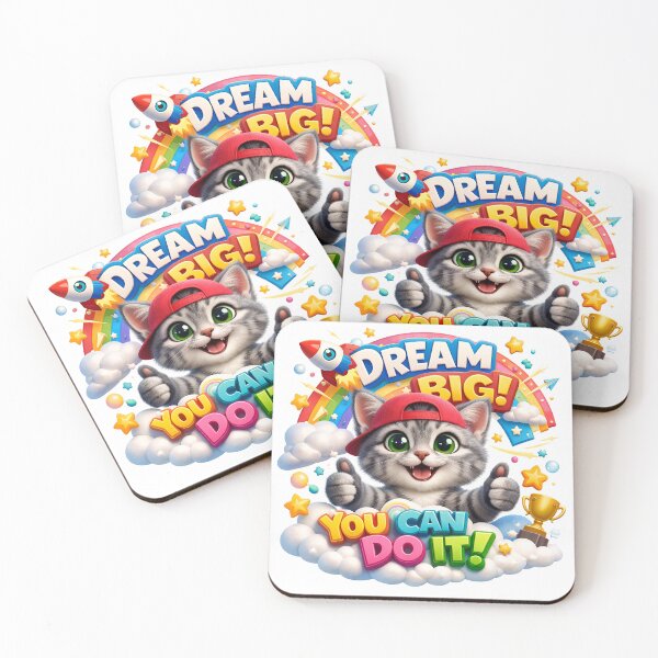 Item preview, Dream Big Kitty Boost designed and sold by BlissBlvdShop.