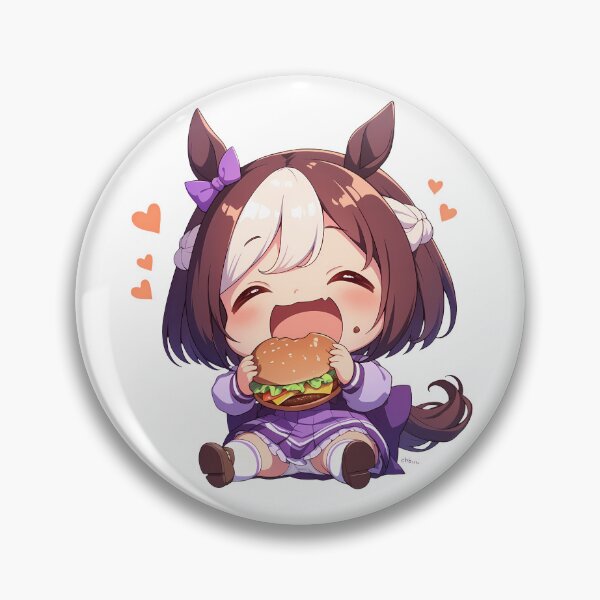 Item preview, Special Week Uma Musume Chibi Burger Victory Feast designed and sold by earlobejerk.