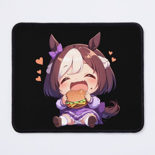 Item preview, Special Week Uma Musume Chibi Burger Victory Feast designed and sold by earlobejerk.