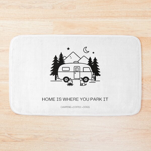Item preview, ome Is Where You Park It | RV Camper Van Life Camping Adventure Gift designed and sold by gluxdesing.