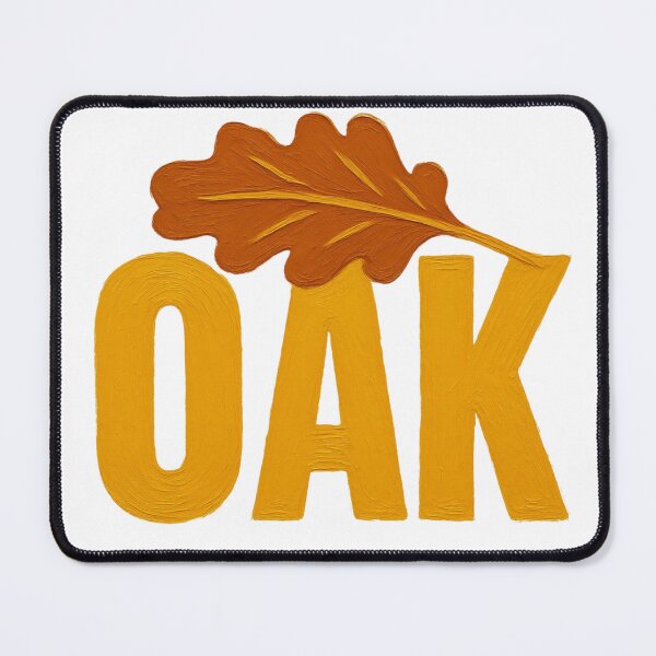 Item preview, Oak Tree Leaf Autumn Aesthetic Oil Painting designed and sold by RDproject.