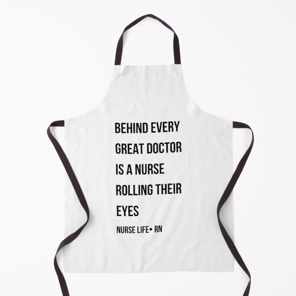Item preview, Behind Every Great Doctor Is A Nurse Rolling Their Eyes Funny Nurse Gift RN designed and sold by NurseNationCo.
