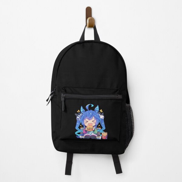 Item preview, Twin Turbo Uma Musume Pretty Derby Chibi Kawaii Burger Excited Anime Girl Snack designed and sold by earlobejerk.
