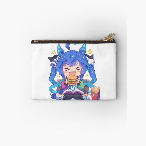 Aperçu de l'œuvre Twin Turbo Uma Musume Pretty Derby Chibi Kawaii Burger Snack pour fille d'anime excitée créée et vendue par earlobejerk.