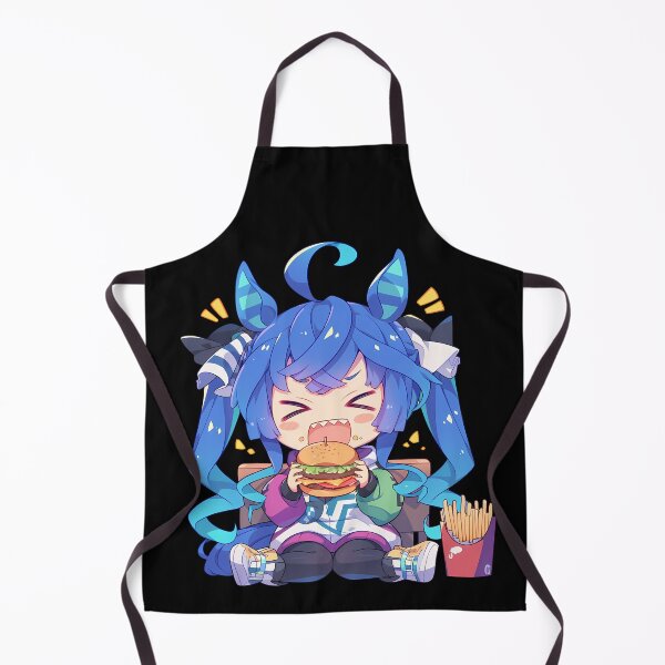 Item preview, Twin Turbo Uma Musume Pretty Derby Chibi Kawaii Burger Excited Anime Girl Snack designed and sold by earlobejerk.