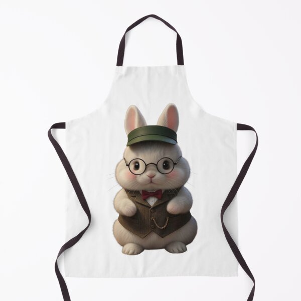 Item preview, Cute Intellectual Bunny in Vintage Vest and Glasses – Dark Academia Rabbit designed and sold by lovelistivkaa.
