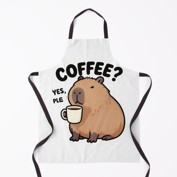 Item preview, Coffee Yes Please Capybara Meme designed and sold by Technoexpert.