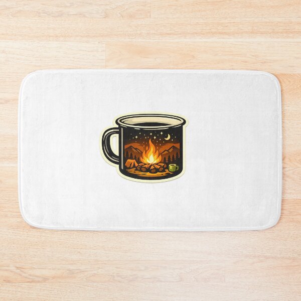 Item preview, Campfire Mug Mountain Stars Art⁠ designed and sold by MIROUZ2000.
