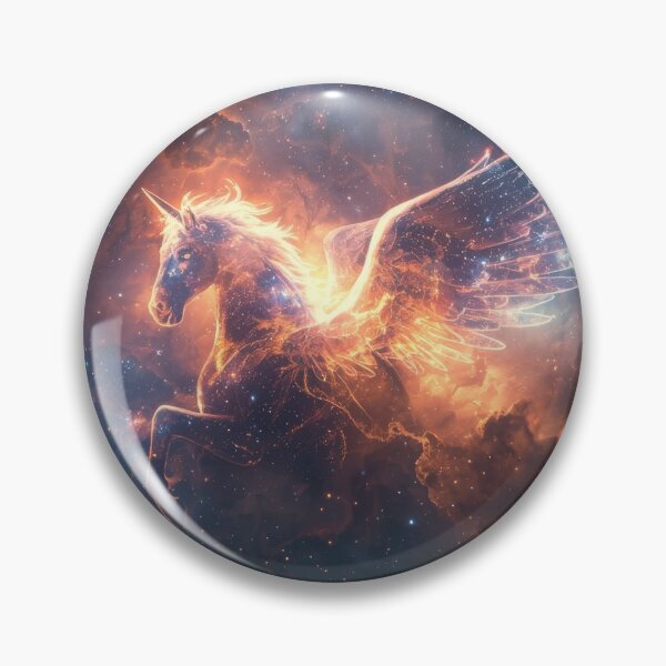 Item preview, Celestial Unicorn with Wings in Cosmic Space designed and sold by Nick Seidel.