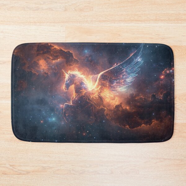Item preview, Celestial Unicorn with Wings in Cosmic Space designed and sold by Nick Seidel.