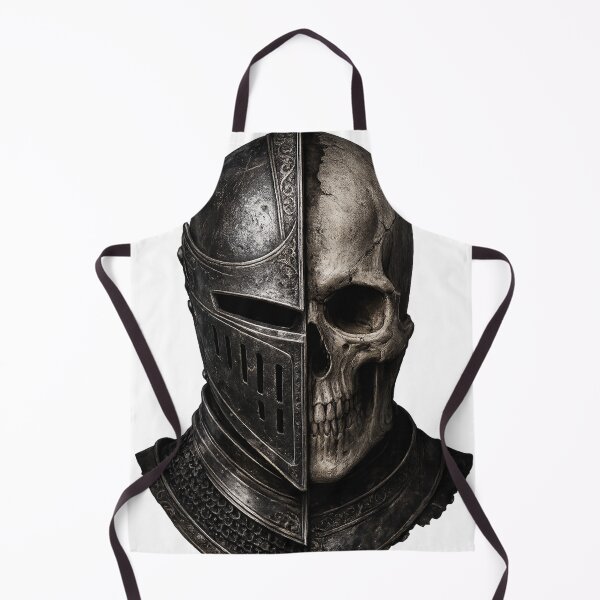 Item preview, Half Knight Half Skull – Dark Warrior Emblem designed and sold by Sticleg.