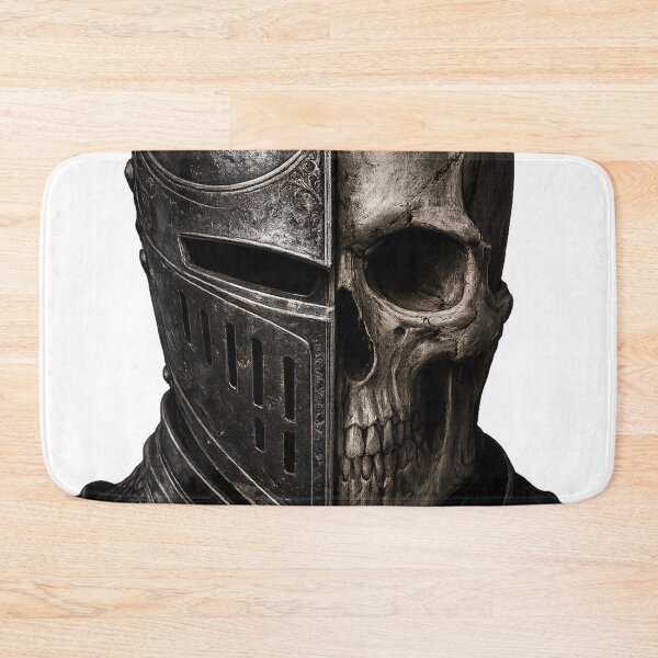 Item preview, Half Knight Half Skull – Dark Warrior Emblem designed and sold by Sticleg.