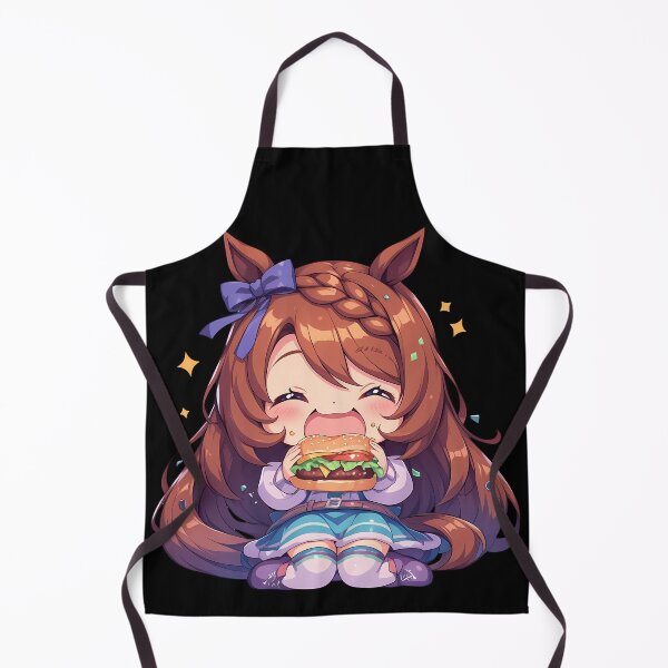 Item preview, Super Creek Uma Musume Pretty Derby Chibi Burger Joy designed and sold by earlobejerk.