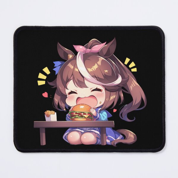 Item preview, Tokai Teio Uma Musume Chibi Burger Table Joy designed and sold by earlobejerk.