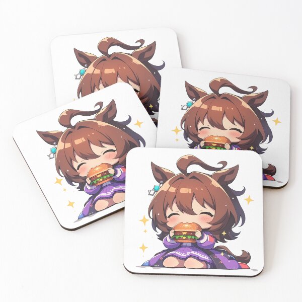 Item preview, Agnes Tachyon Uma Musume Chibi Burger Sparkle Experiment designed and sold by earlobejerk.